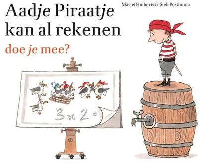 Aadje Piraatje kan al rekenen - Boek Marjet Huiberts (9025768830)