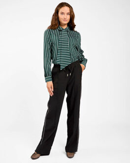 AAIKO Blouse lange mouw fenne green vis Groen - S