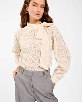 AAIKO Blouse lange mouw lexie co 415 Ecru