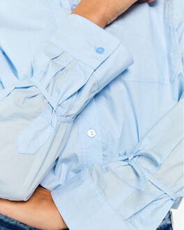 AAIKO Blouse lange mouw mikkie co 538 Blauw - XL