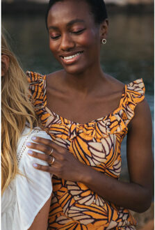 AAIKO Clairy dress - maat XS Oranje