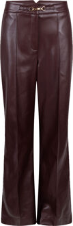 AAIKO Faux leren pantalon Sonja  bruin - XS,S,M,L,XL,