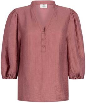 AAIKO Glanzende top Dahlia  rood