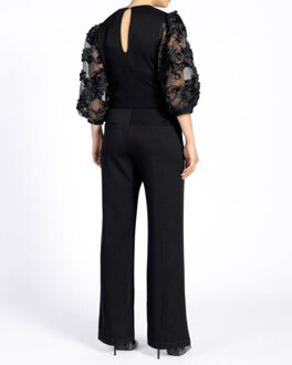 AAIKO Jumpsuit lizeth vis 436 Zwart - M