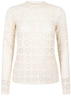 AAIKO Kanten top Mason  naturel - M,L,