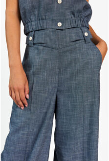 AAIKO Nore broek Blauw - L