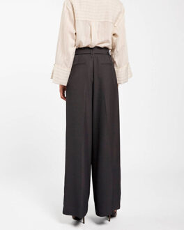 AAIKO Pantalon hailey pes 340 Houtskool - S