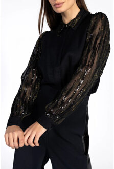 AAIKO Pillar blouse Zwart - M