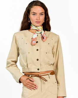 AAIKO Shawl scarf pes 511 - maat One size Ecru