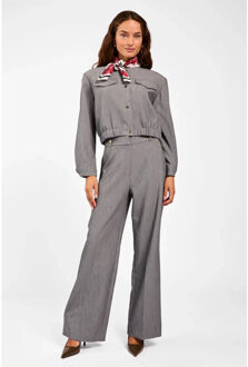 AAIKO Sonja fancy pants Grijs - XL