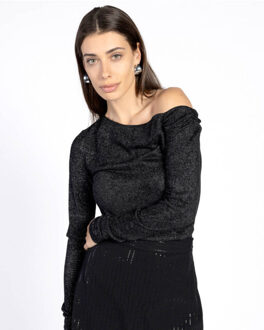 AAIKO Top lange mouw lumia pa 189 Zwart