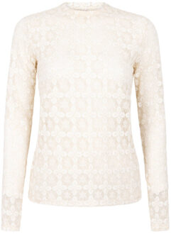 AAIKO Top lange mouw mason co 155 Ecru - XXL