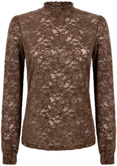 AAIKO Top lange mouw tory lace pes 199 Groen