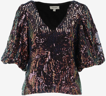 AAIKO Top paars - S;XL