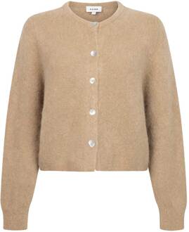 AAIKO Zacht alpaca vest Lorys  bruin - S,M,L,XL,