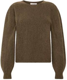 AAIKO Zachte trui Denize  donkergroen - XS,S,L,