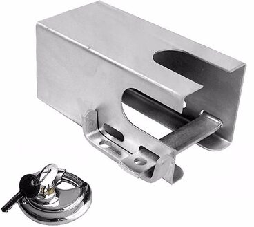 Aanhangerslot met discusslot - verzinkt staal