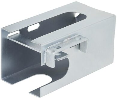 Aanhangerslot van verzinkt staal - zilver - 110 x 110 mm