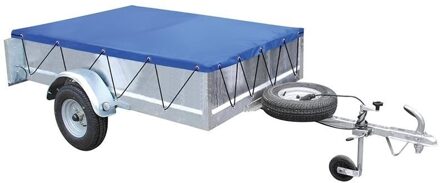 Aanhangwagen afdekzeil blauw 2 x 1 meter - Afdekzeilen