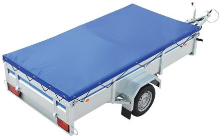 Aanhangwagen afdekzeil blauw 258 x 135 cm - Afdekzeilen