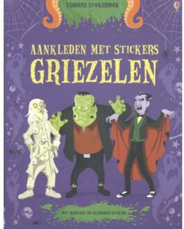 Aankleden met stickers - griezelen - Boek Standaard Uitgeverij - Usborne Publisher (1409565629)