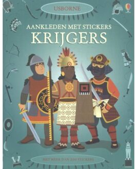 Aankleden met stickers-krijgers - Boek Standaard Uitgeverij - Usborne Publisher (1409565408)