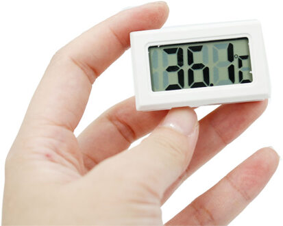 aankomen Digital LCD Hoge Temperatuur Thermometer tester meter Sensor-10C ~ 50C voor koelkast Koelkast 25% Off wit