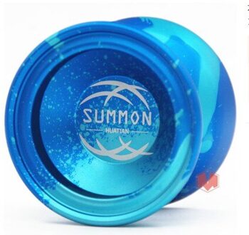 Aankomen Huatian Summon YO-YO 10 Bal Roestvrij Kk Dragende Eenvoudige Sport En Praktijk Yoyo Metalen Professionele Concurrentie Yoyo blauw