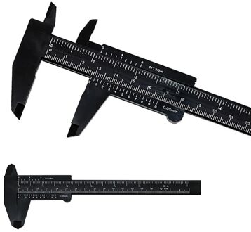 Aankomst 0-150Mm Digitale Schuifmaat Inch En Millimeter Conversie Meten Met Lcd Elektronische Screen 0-150mm zwart