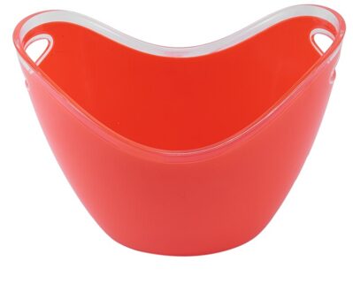 Aankomst Bar Gereedschap Plastic Transparante Tuin Super Grote Ijsemmer rood