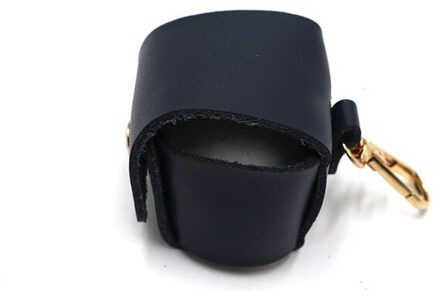 Aankomst Draagbare Golf Ballen Houder Opslag 1 Bal Lederen Golf Pouch Carrier Golf Pouch Zak Bal Houder donker blauw