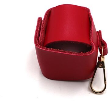 Aankomst Draagbare Golf Ballen Houder Opslag 1 Bal Lederen Golf Pouch Carrier Golf Pouch Zak Bal Houder rood