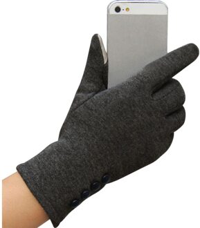 Aankomst Handschoenen Vrouwen Lady Candy Kleur Mobiele Telefoon Handschoenen Mode Dames Winter Outdoor Sport Warme Handschoenen Перчатки Женские grijs