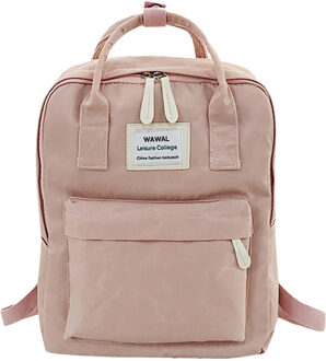 Aankomst Preppy Stijl Brief Panelled Vrouwen Rugzak Meisje Schooltas Dames Kleine Reistas Student School Rugzakken Roze