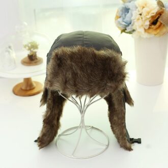 Aankomst Verdikking Russische Hoed Voor Vrouwen Mannen Unisex Trapper Hoed Oorklep Cap Faux Fur Bomber Hat Grijs