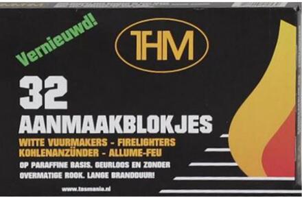 Aanmaakblokjes wit pak a 32st