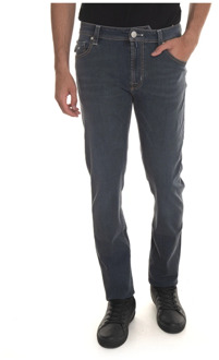 Aanpasbare Denim Jeans met Magnetische Sluiting Tramarossa , Gray , Heren - W32,W42,W35,W40,W34,W36,W33,W38