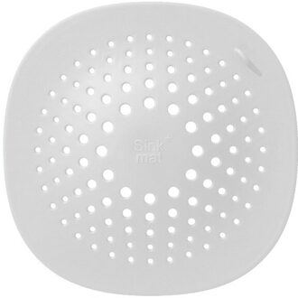 Aanrecht Filter Douche Drain Haar Catcher Stopper Huishoudelijke Badkamer Afvoerputje Cover Universele Anti-Verstopping Gootsteenzeefje wit