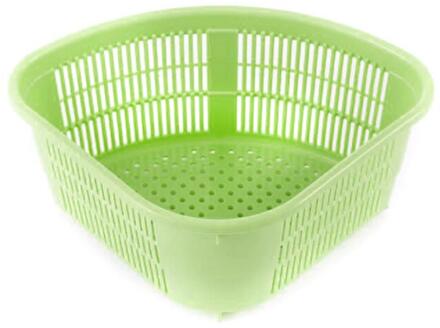 Aanrecht Multifunctionele Opbergrek Multifunctionele Wassen Kom Spons Houders Hoek Organizer Afvoer Mand Rack Licht Groen