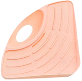 Aanrecht Multifunctionele Opbergrek Multifunctionele Wassen Kom Spons Houders Hoek Organizer Afvoer Mand roze