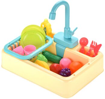 Aanrecht Speelgoed Met Running Water Pretend Toy Wassen-Up Keuken Elektra Vaatwasser Spelen Speelgoed Met Running Water Keuken set
