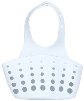 Aanrecht Spons Houder Afdruiprek Spoelbak Keuken Opknoping Afvoer Opslag Gereedschap Opslag Plank Gootsteen Houder Afvoer Mand licht blauw