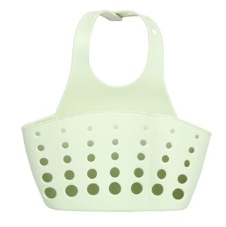 Aanrecht Spons Houder Afdruiprek Spoelbak Keuken Opknoping Afvoer Opslag Gereedschap Opslag Plank Gootsteen Houder Afvoer Mand licht groen