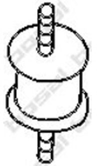 Aanslagrubber, demper