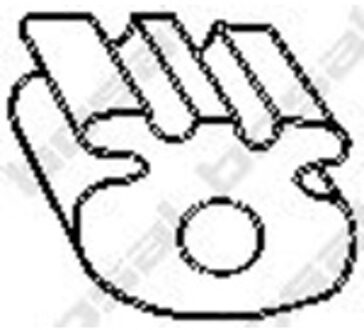 Aanslagrubber, demper