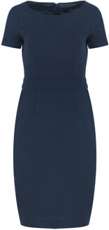 Aansluitende marineblauwe jurk met kapmouwen Punto Blauw/marineblauw - EU 40 / UK 12