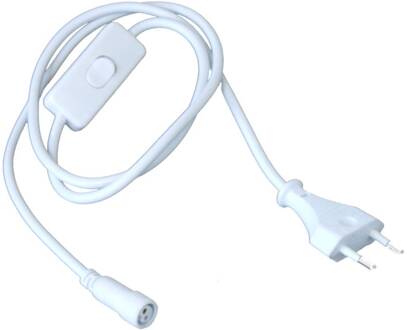 aansluitkabel voor TIP65 1m met stekker wit