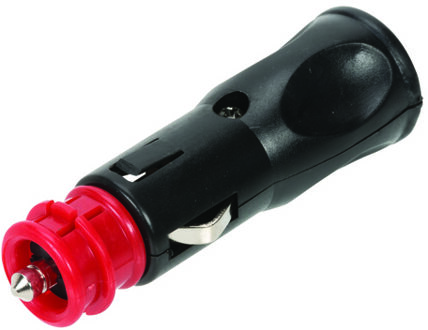 aansteker plug enkel 6/12/24v met glaszekering 16A in blister 34904605p