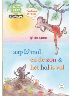 Aap & Mol En De Zon / Het Hol Is Vol - Leren Lezen Met Kluitman - Gitte Spee