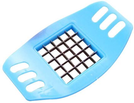 Aardappel Slicer Cutter Franse Fry Plantaardige Wortel Cutter Chopper Chips Multifunctionele Snijmachine Keuken Gadgets Accessoires Blauw